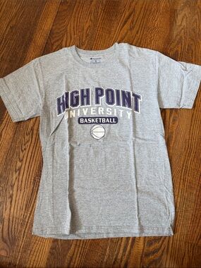 Champion High Point University Gray and Purple Basketball Tee